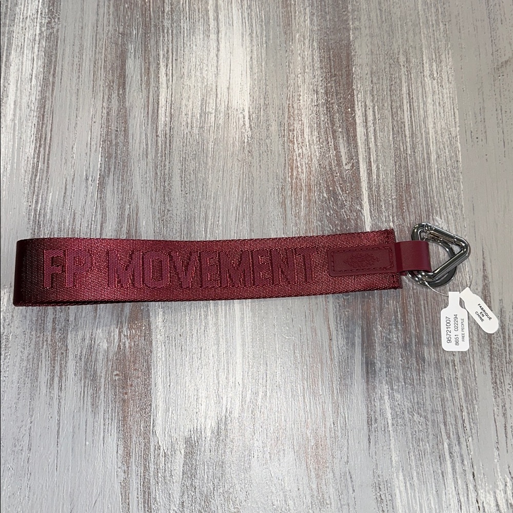Free People Keychain with Silver Buckle